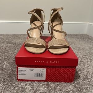 Women’s Kelly & Katie Block Sparkling Rhinestone Heels Size 10M